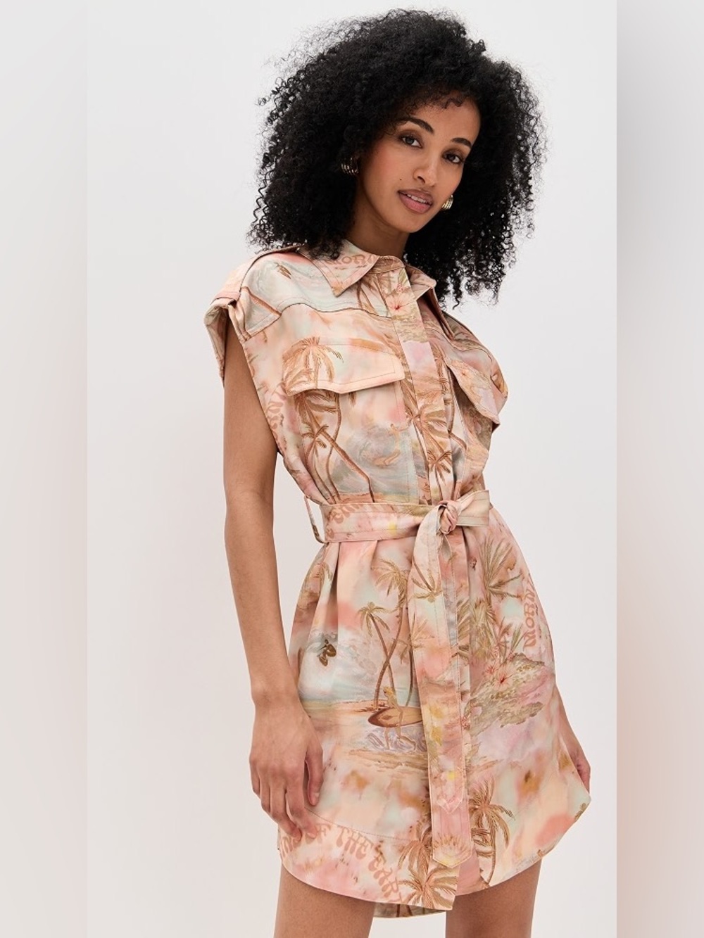 Zimmermann Illuminate Sleeveless Dress Size 0